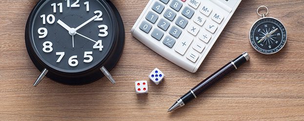 Resources on a desk