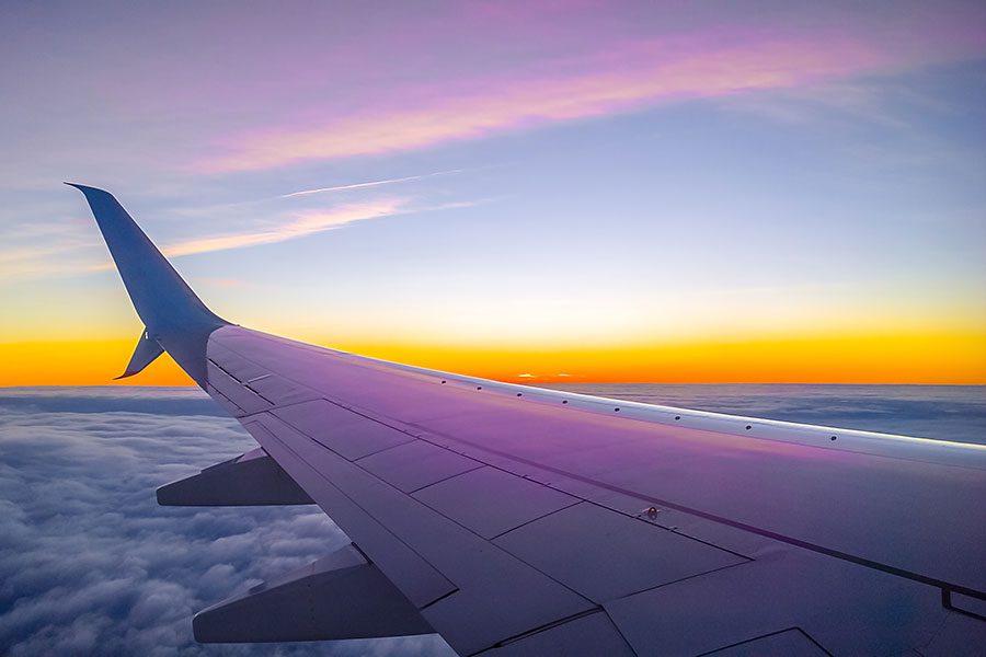 An aeroplane wing