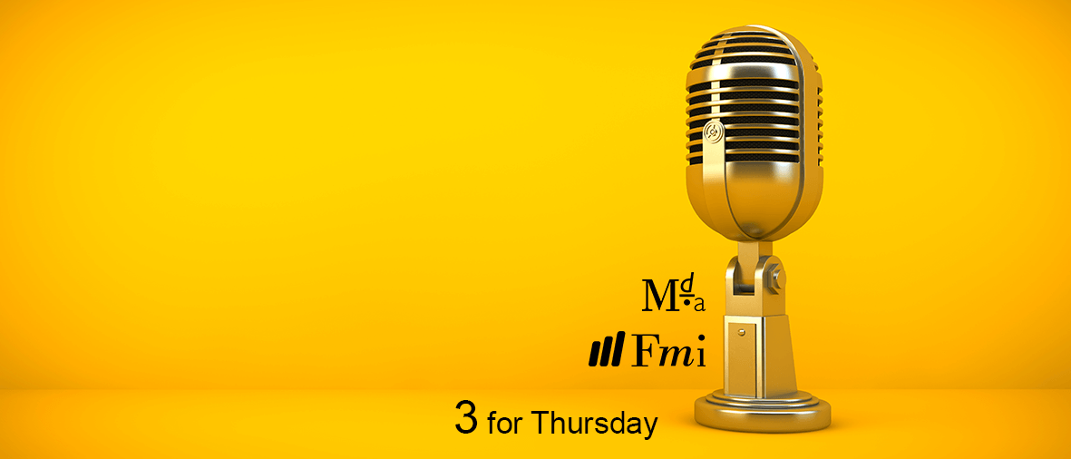 Podcast mic with yellow background